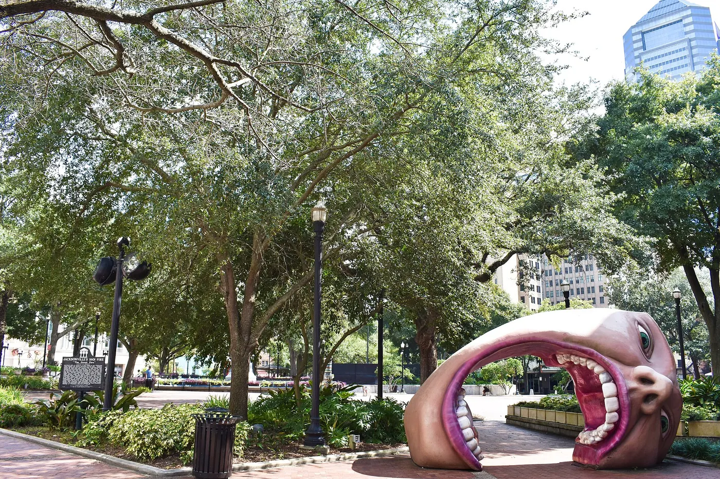 James Weldon Johnson Park, the central downtown park in Jacksonville
