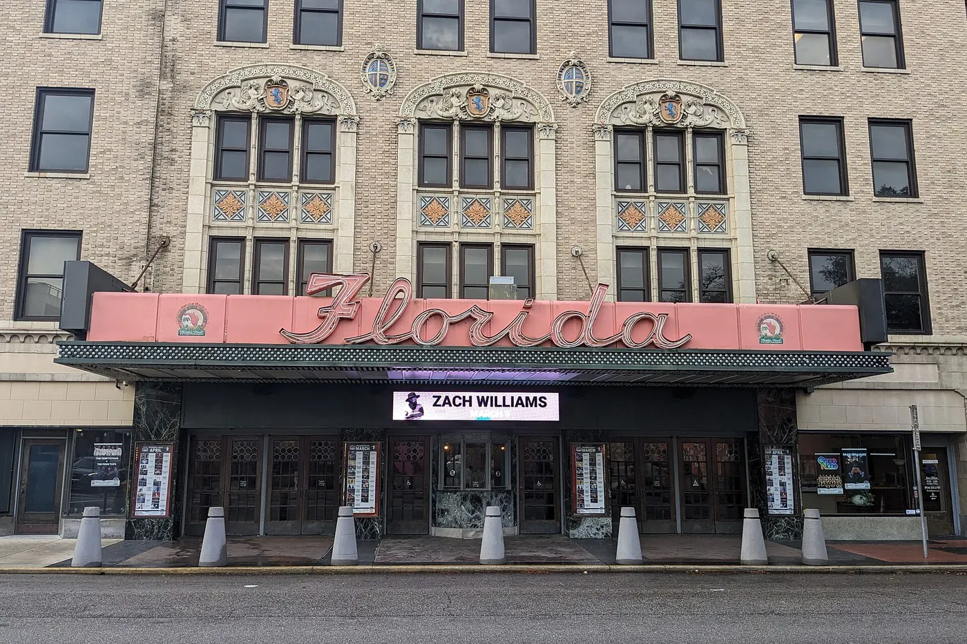 The marquee of the historic Florida Theatre in Downtown Jacksonville